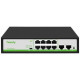 8-Port 10/100Mbps PoE + 2-Port GE Uplink Switch TIANDY TC-P3S010 TC-P3S010 (H/0820/AT/90)