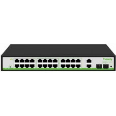 26-Port Gigabit + 2-Port SFP Gigabit PoE Switch TIANDY TC-P3S028 TC-P3S028 (G/2422/AT/280)