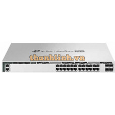 Omada Pro 24-Port Gigabit with 4 10G Slots Stackable L3 Managed Switch TP-LINK S6500-24G4XF