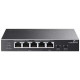 5-Port Gigabit Desktop PoE+ Switch TP-LINK TL-SG1005P-PD