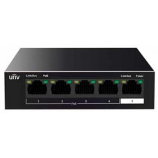 4-Port 10/100Mbps Ethernet PoE Switch UNV NSW2010-5T-POE-IN