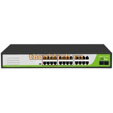 24-Port 10/100/1000Mbps PoE Switch ZKTeco PE242-300-G