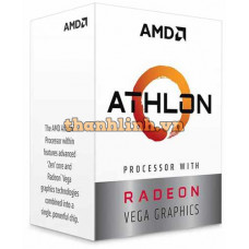 CPU AMD Athlon 3000G (AMD AM4 - 2 Core - 4 Thread - Base 3.5Ghz - Cache 5MB) box