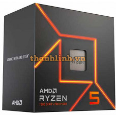 CPU AMD Ryzen 5 7500F (AMD AM5 - 6 Core - 12 Thread - Base 3.7Ghz - Turbo 5.0Ghz - Cache 38MB - No iGPU)