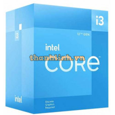 CPU Intel Core i3 12100F (Intel LGA1700 - 4 Core - 8 Thread - Base 3.3Ghz - Turbo 4.3Ghz - Cache 12MB - No iGPU)