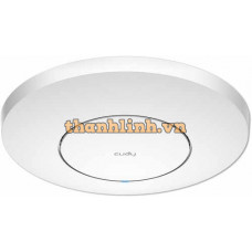 AX3000 2.5G Mesh WiFi 6 Ceiling Access Point - WiFi Ốp trần Dual Band AX3000 cổng LAN 2.5Gbps, tích hợp MESH, WiFi 6, quản lý qua APP CUDY Cudy AP3000