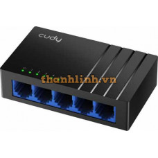 Switch 5 port Gigabit không quản lý, vỏ nhựa Cudy GS105D