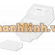 Modular plug đầu RJ45 CAT.6, 3 prongs contact, 50u" Gold plated, 100pcs/bag, gồm 2 mảnh Dintek 1501-88028