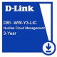 Nuclias 3-year license for Cloud Switch D-Link DBS-WW-Y3-LIC