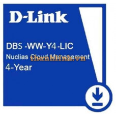 Nuclias 4-year license for Cloud Switch D-Link DBS-WW-Y4-LIC