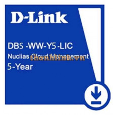 Nuclias 5-year license for Cloud Switch D-Link DBS-WW-Y5-LIC