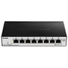8-Port Gigabit Smart Managed PoE Switch D-Link DGS-1100-08P/RS
