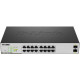 16 Port 10/100/1000Mbps + 2 SFP 1000Mbps Gigabit Smart Switch D-Link DGS-1100-18