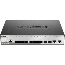 12-Port Gigabit Fiber Metro Ethernet Switch D-Link DGS-1210-12TS/ME