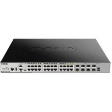 28-Port Gigabit Layer 3 Stackable Managed PoE Switch D-Link DGS-3630-28PC