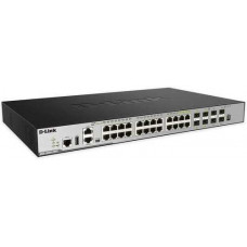24-Port GE Stackable Managed Switch D-Link DGS-3630-28TC