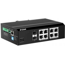 10-Port Gigabit Managed Industrial PoE Switch D-Link DIS-F2010PS-E