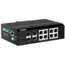 8-port Layer 2 Gigabit Industrial PoE Switch D-Link DIS-F2012PS-E