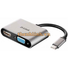 Thiết bị USB-C to HDMI/VGA Adapter D-Link DUB-V210