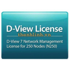 D-View 7 Network Management System (NMS) License for 250 Nodes D-Link DV-700-N250-LIC