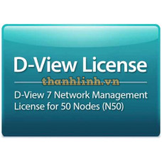 D-View 7 Network Management System (NMS) License for 50 Nodes D-Link DV-700-N50-LIC