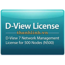 D-View 7 Network Management System (NMS) License for 500 Nodes D-Link DV-700-N500-LIC