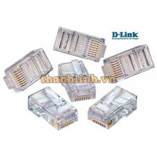 Đầu bấm dây mạng Jack Cat 5e Keystone UTP-Trắng