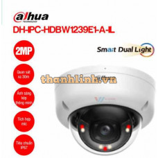 Camera IP Dome 2MP DAHUA DH-IPC-HDBW1239E1-A-IL