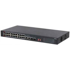 24-Port PoE Unmanaged Switch DAHUA DH-S3228-24GT-240