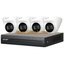 Trọn bộ Kit đầu ghi camera Dahua EZIP KIT NVR1B04HC-4P/E/4-T1B20P