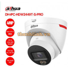 Camera IP 4MP WizColor DAHUA DH-IPC-HDW2449T-S-PRO
