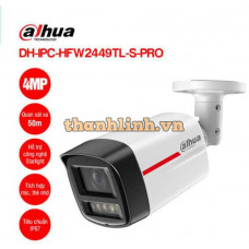 Camera IP 4MP WizColor DAHUA DH-IPC-HFW2449TL-S-PRO