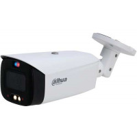 Camera IP 4MP Smart Dual Light Active Deterrence Fixed-focal Bullet WizSense Dahua IPC-HFW3449T1-AS-PV-PRO