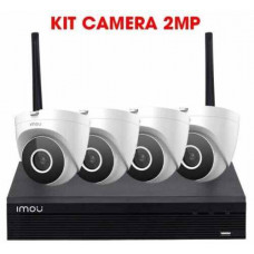Bộ Kit 4 Camera IP Wifi 2MP IMOU IPC-T22EP + NVR1104HS-W-S2