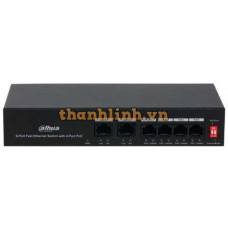Thiết bị chuyển mạch 6-Port Fast Ethernet Switch with 4-Port POE Dahua DH-PFS3006-4ET-36