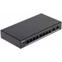 10-Port Unmanaged Desktop Switch with 8-Port PoE Dahua DH-PFS3010-8ET-96