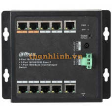 11-Port Switch with 8-Port PoE (Unmanaged) Dahua DH-PFS3111-8ET-96-F