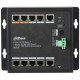 11-Port Switch with 8-Port PoE (Unmanaged) Dahua DH-PFS3111-8ET-96-F