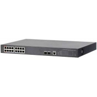 Switch PoE 16 port (hỗ trợ 2 cổng quang) All-Gigabit Layer 2 managed. Dahua DH-PFS4218-16GT-190