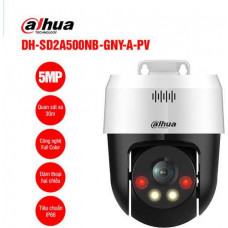 Camera PoE quay quét ánh sáng kép báo động 5.0MP Dahua DH-SD2A500NB-GNY-A-PV