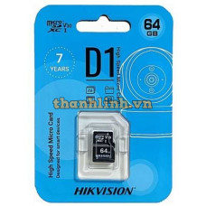 Thẻ nhớ IPC Smart D1 64GB HIKVISION HS-TF-D1(STD)/64G