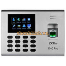 Máy chấm công vân tay ZKTeco K40 Pro
