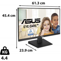 Màn hình vi tính Asus VA27ECE (LCD) Asus VA27ECE 27.0”/FHD /LED/IPS/HDMI/USB-C-15W/75MHz/5ms/ĐEN