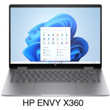 Laptop HP ENVY X360 14-fc0084TU A19BTPA (Intel Core Ultra 7 155U | 32GB | 1TB | 14 inch 2.8K | Win 11 | Bạc)