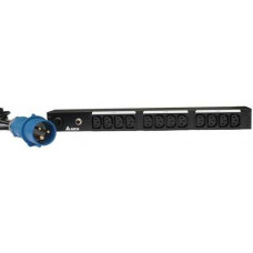 Thanh phân phối nguồn 1U, Basic type,220/230 Vac,IEC309-16A-3W 16A,(12)C13 Delta PDU7311A1200000