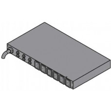 Thanh phân phối nguồn 1U, Basic type,230/400 Vac,IEC309-32A-5W,Output IEC320-C19 (6) Delta PDU7425A0600000