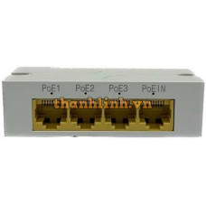 Thiết bị mở rộng PoE 1 cổng Gigabit PoE vào, 3 cổng Gigabit PoE ra Gigabit PoE Extender Aptek AP103GP