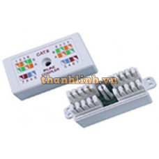 Block-to-Block Coupler Cat.6 - Bộ nối cáp, dùng để nối hai sợi cáp mạng trong trường hợp cần nối dài cáp hoặc sợi cáp cũ bị hư hỏng mà không cần chạy lại sợi cáp Dintek 1701-01036