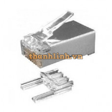 RJ45BBL-65 : Đầu chụp bảo vệ đầu nối cáp, màu xanh dương, 6.5 mm