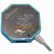 Bộ chia USB 2.0 4 cổng DTECH 3013
